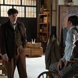 Arturo García Sancho y Álvaro Quintana en 4x231 titulado 'Lunes 24 de noviembre de 2025' de 'La promesa'