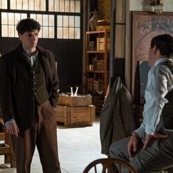 Arturo García Sancho y Álvaro Quintana en 4x231 titulado 'Lunes 24 de noviembre de 2025' de 'La promesa'