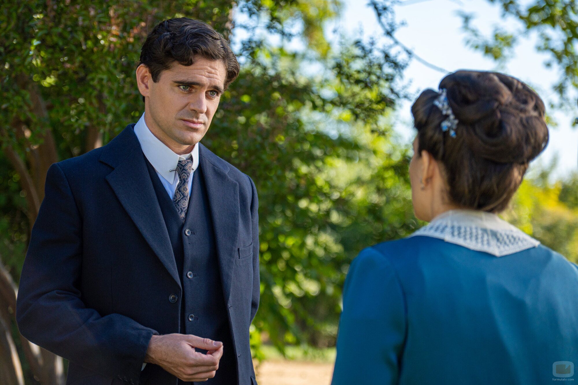 Gonzalo Ramos y Amparo Piñero en 4x234 'Jueves 27 de noviembre de 2025' de 'La promesa'