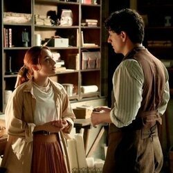 Álvaro Quintana y Sara Font en el 4x235 de 'La promesa'