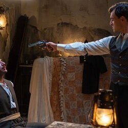 Xavi Lock y Guillermo Serrano en el 4x233 de 'La Promesa'