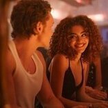 Ksenia Daniela Kharlamova y Connor Storrie en 'Rose' de 'Heated Rivalry'