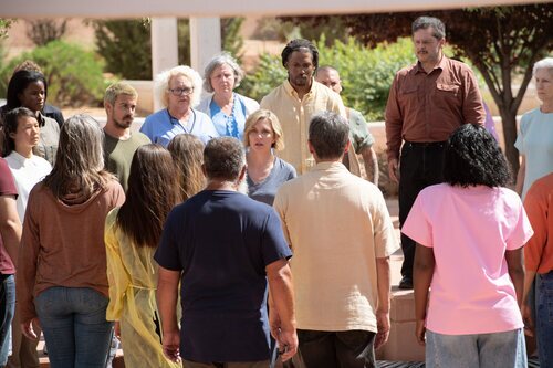 Still de Rhea Seehorn en 'Por favor, Carol' de 'Pluribus'