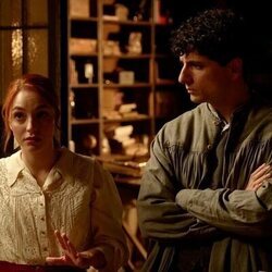 Álvaro Quintana y Sara Font en el 4x242 de 'La Promesa'