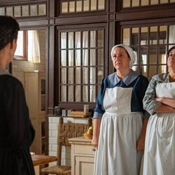 Teresa Quintero y Carmen Flores en 'Miércoles 24 de diciembre de 2025' de 'La promesa'