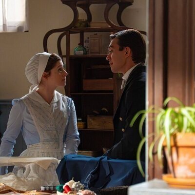 Sara Molina y Jose Miguel Blanco en el 5x08 de 'La Promesa'