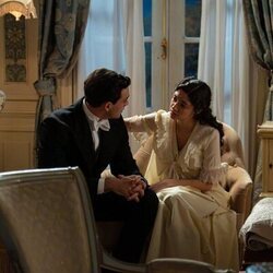 Xavi Lock y Marta Costa en el 'Viernes 9 de enero de 2026' de 'La Promesa'