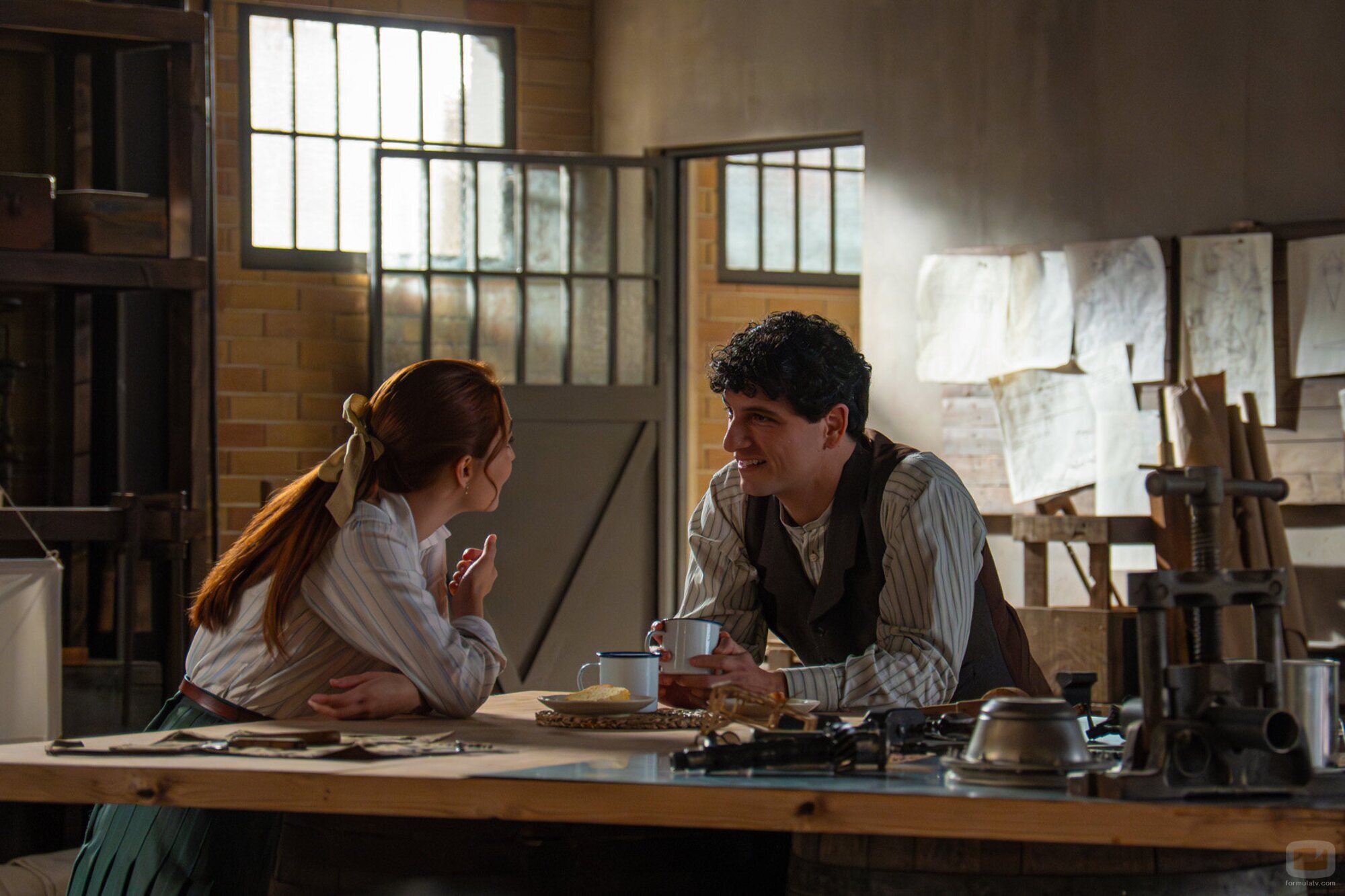 Álvaro Quintana y Sara Font en 'Miércoles 14 de enero de 2026' de 'La promesa'