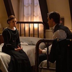 Sara Molina y Jose Miguel Blanco en el 'Jueves 22 de enero de 2026' de 'La Promesa'