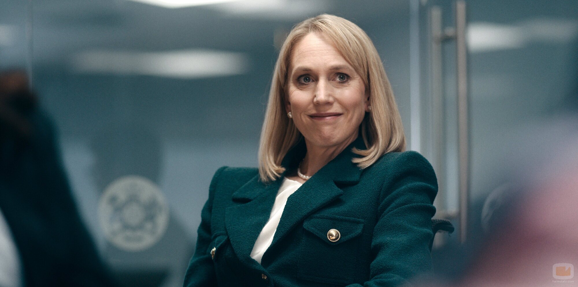 Hattie Morahan en el 1x06 de 'Hijack'