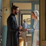 Daniel Schröder y María Castro en Capítulo 22 titulado 'Lunes 26 de enero de 2026' de 'La promesa'