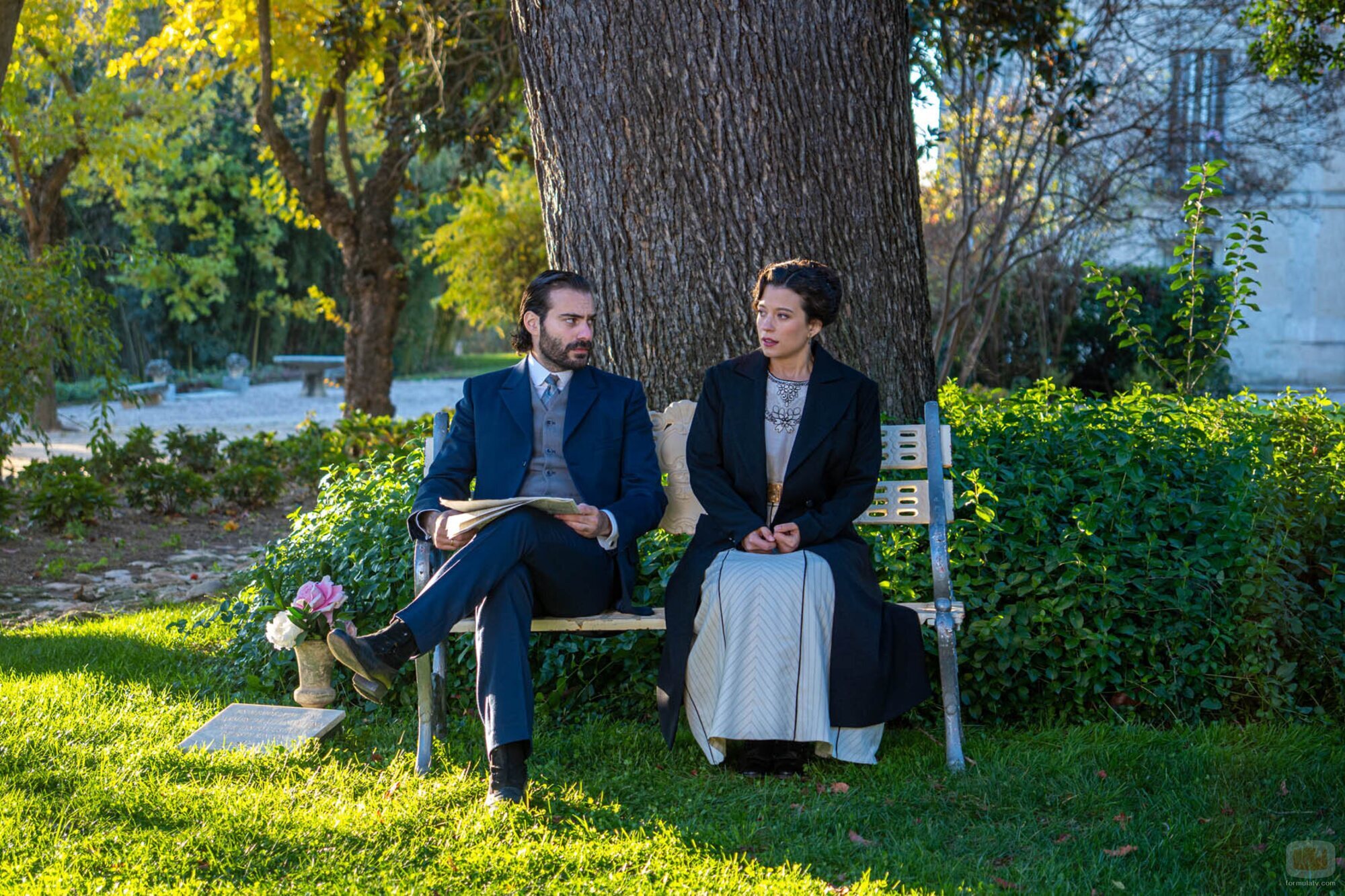 Amparo Piñero y Ibrahim Al Shami J. en 'Miércoles 28 de enero de 2026' de 'La promesa'