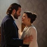 Ibrahim Al Shami J. y Amparo Piñero en 'Jueves 29 de enero de 2026' de 'La promesa'