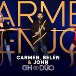 Carmen Borrego, Belén Rodríguez y John Guts, concursantes de 'GH Dúo 4'