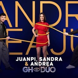Juanpi Vega, Sandra Barrios y Andrea Sabatini, concursantes de 'GH Dúo 4'