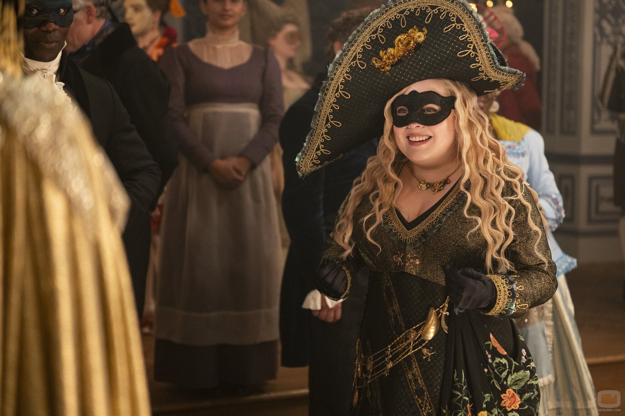 Nicola Coughlan en el 'El vals' de 'Bridgerton'