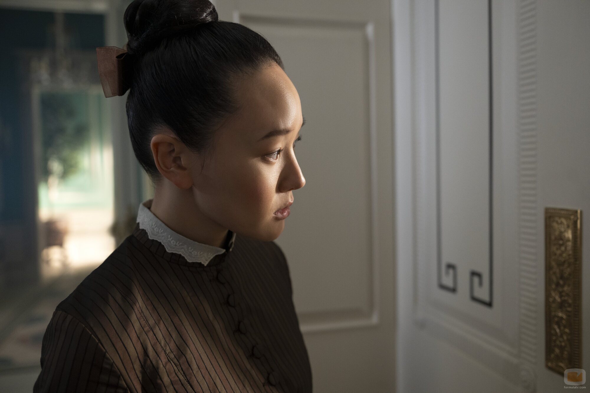 Escena de Yerin Ha en la temporada 4 y el capítulo 02 de 'Los Bridgerton'