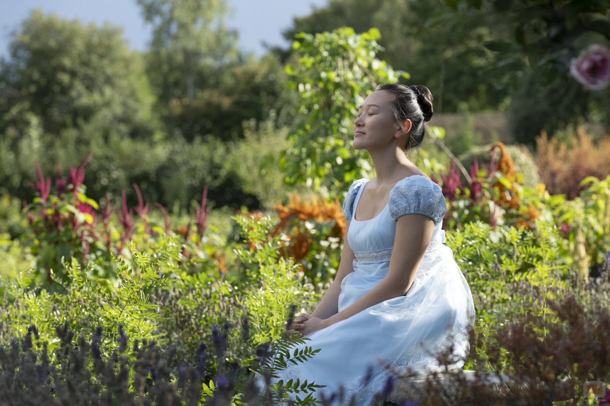Yerin Ha en 'El campo junto al otro camino' de 'Los Bridgerton'
