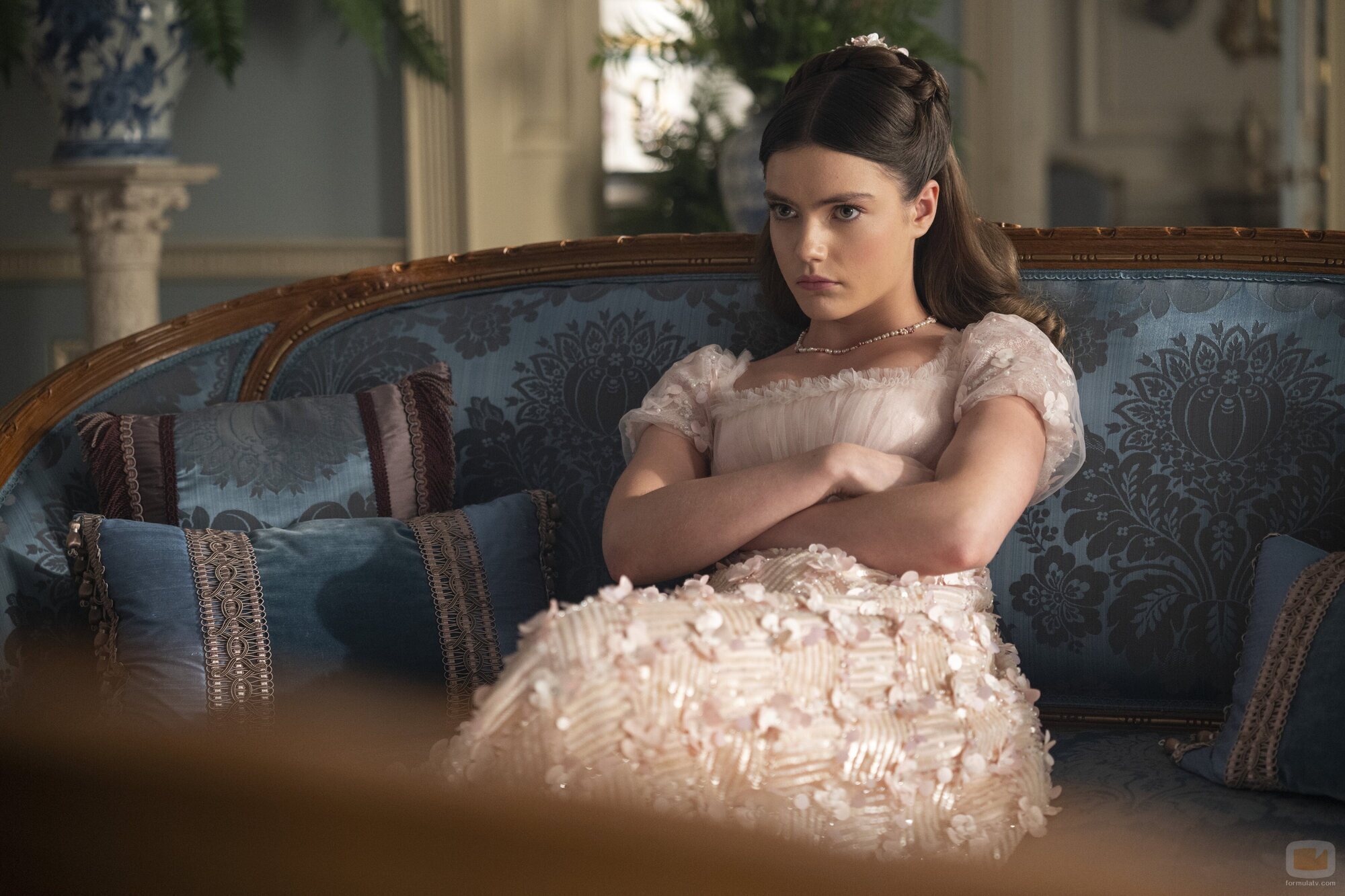 Florence Hunt en el 'Te doy mi corazón' de 'Bridgerton'