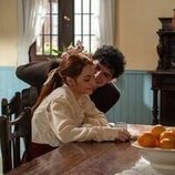 Sara Font y Álvaro Quintana en Capítulo 28 titulado 'Miércoles 4 de febrero de 2026' de 'La promesa'