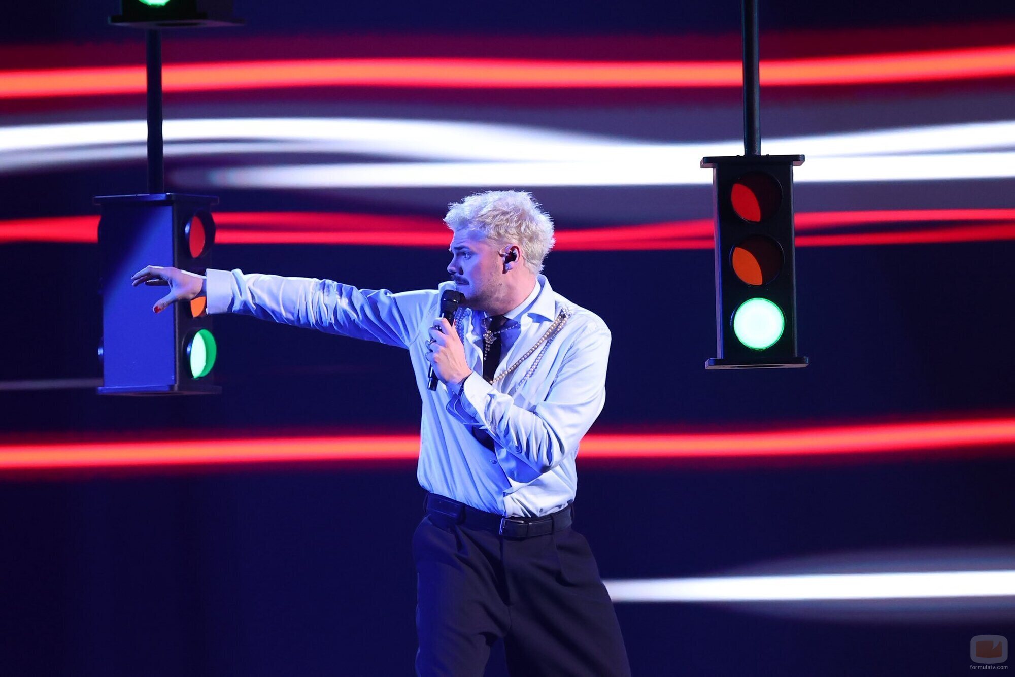 La actuación de Greg Taro en el Benidorm Fest 2026