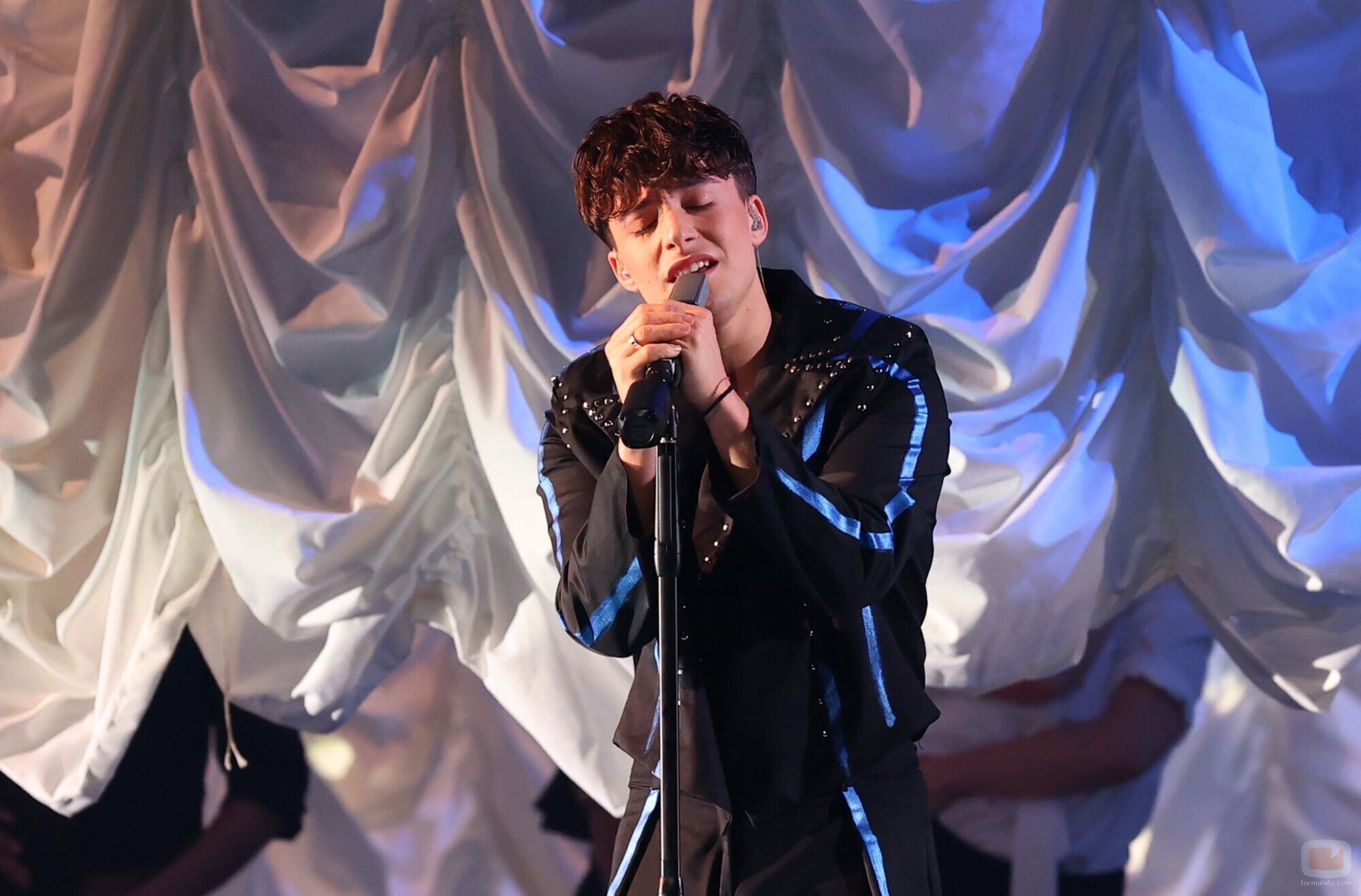 La actuación de Izan Llunas en el Benidorm Fest 2026