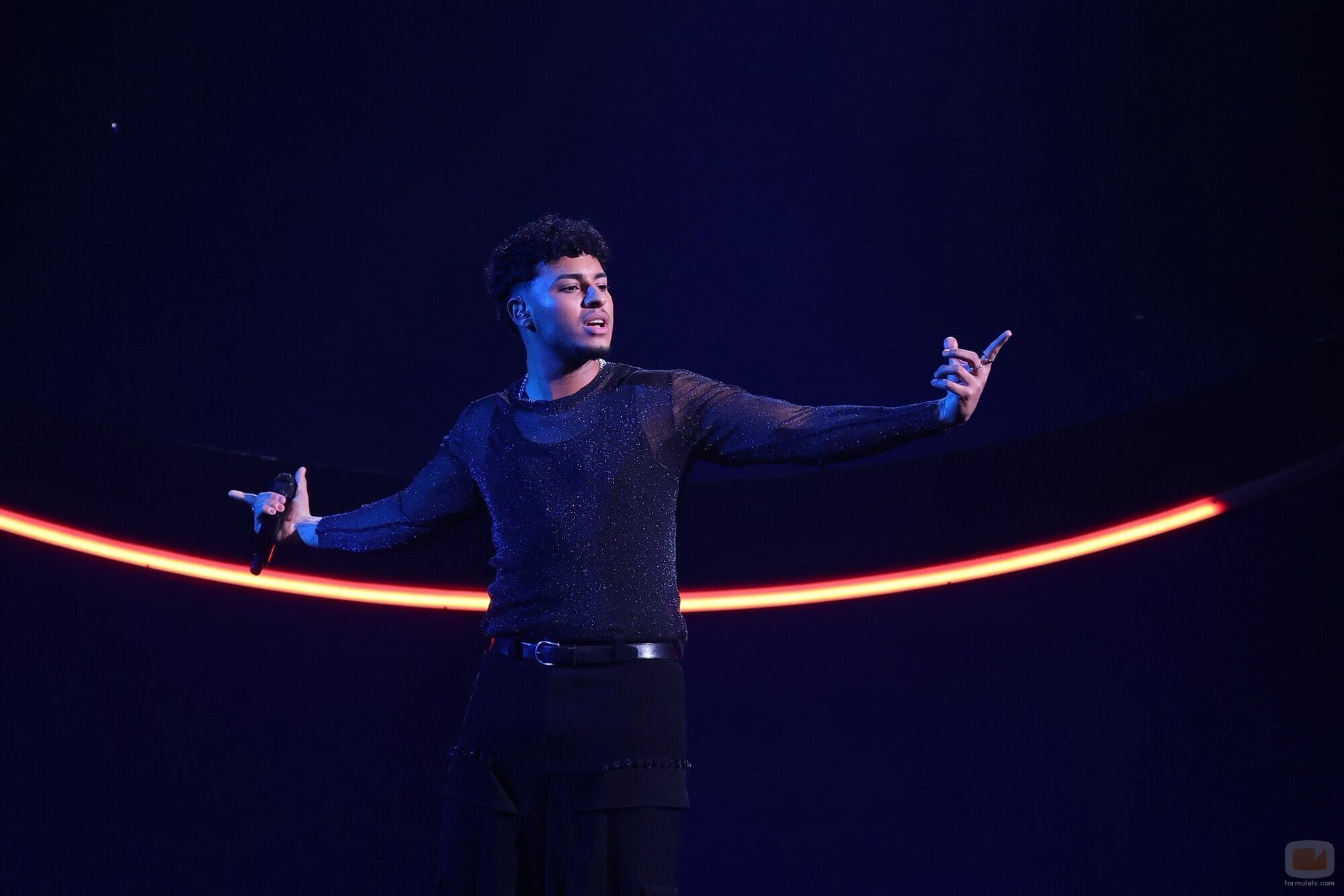 La actuación de Kenneth en el Benidorm Fest 2026