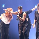 Izan Llunas, en la final del Benidorm Fest 2026