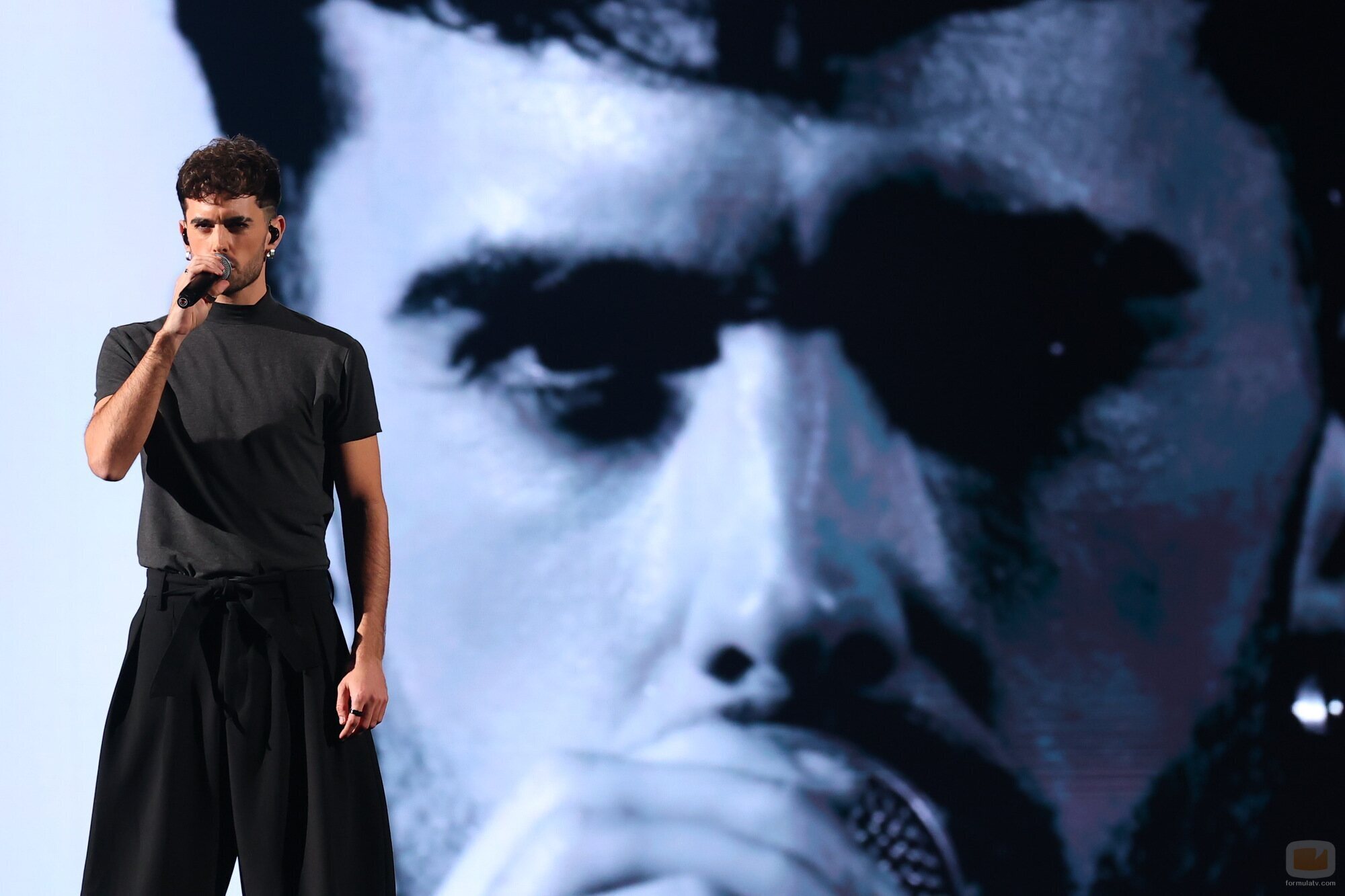 Mikel Herzog Jr.,en la final del Benidorm Fest 2026