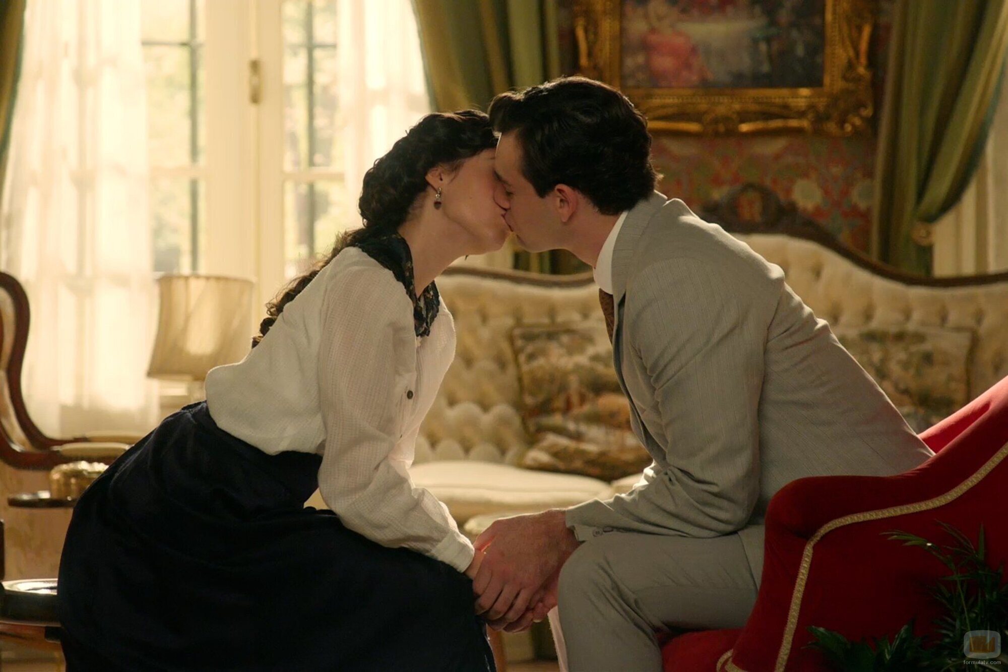 Xavi Lock y Marta Costa en el 'Lunes 2 de marzo de 2026' de 'La Promesa'