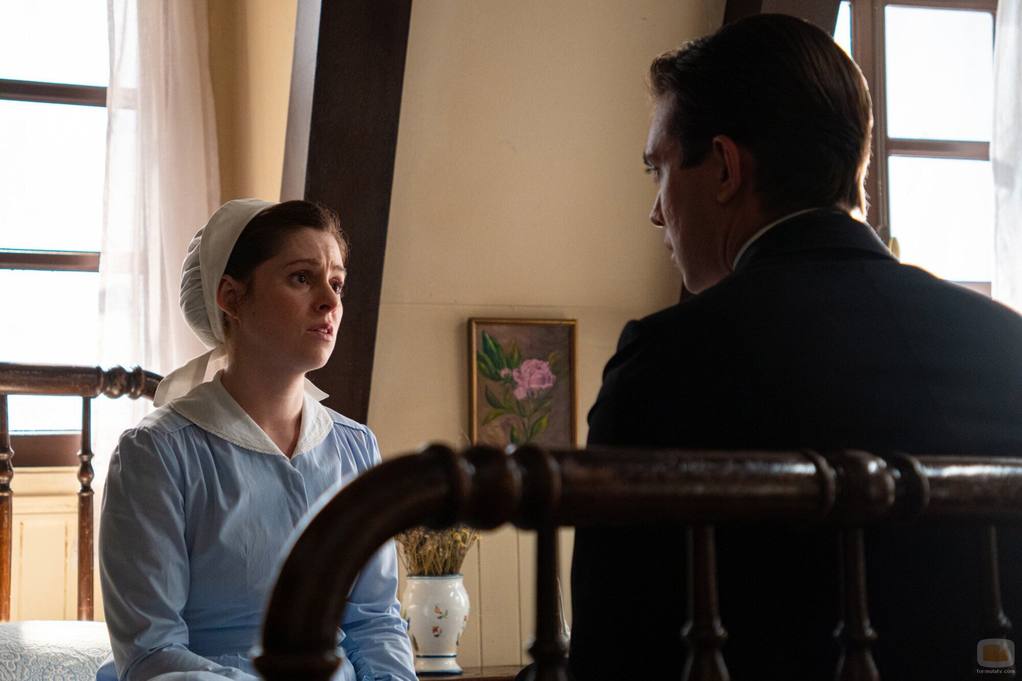 Jose Miguel Blanco y Sara Molina en Capítulo 49 titulado 'Lunes 9 de marzo de 2026' de 'La promesa'