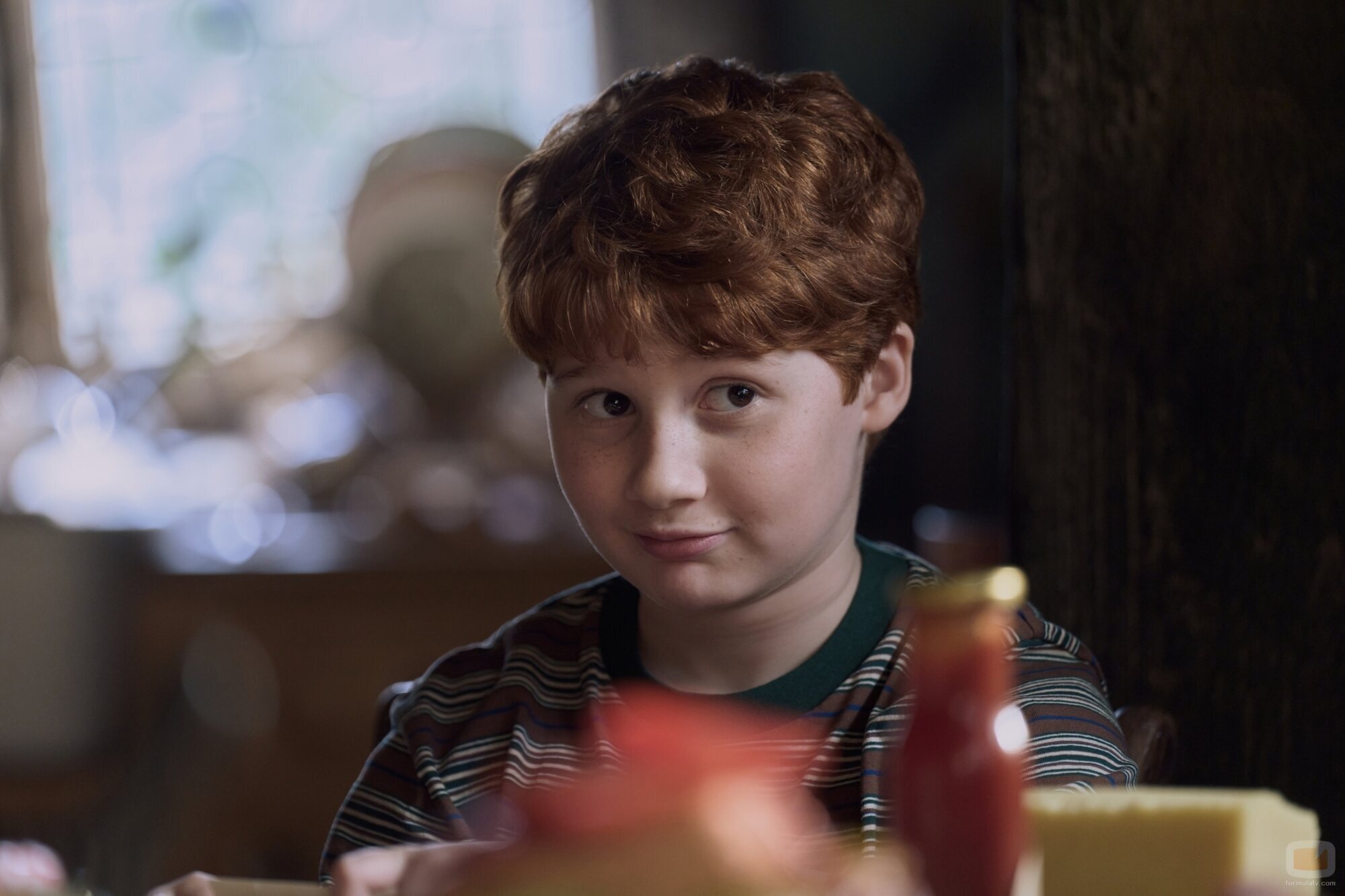 Alastair Stout como Ron Weasley en 'Harry Potter y la piedra filosofal'