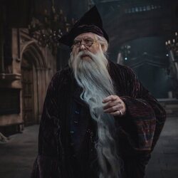 John Lithgow como Albus Dumbledore en 'Harry Potter y la piedra filosofal'
