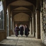 Ron, Harry y Hermione en 'Harry Potter y la piedra filosofal'