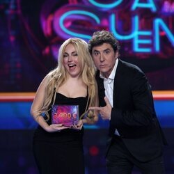 María Parrado y Manel Fuentes en la primera gala de 'Tu cara me suena 13'