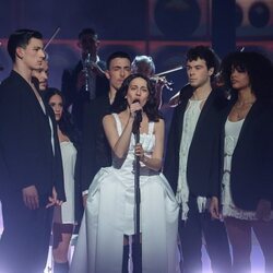 Melani García en la primera gala de 'Tu cara me suena 13'