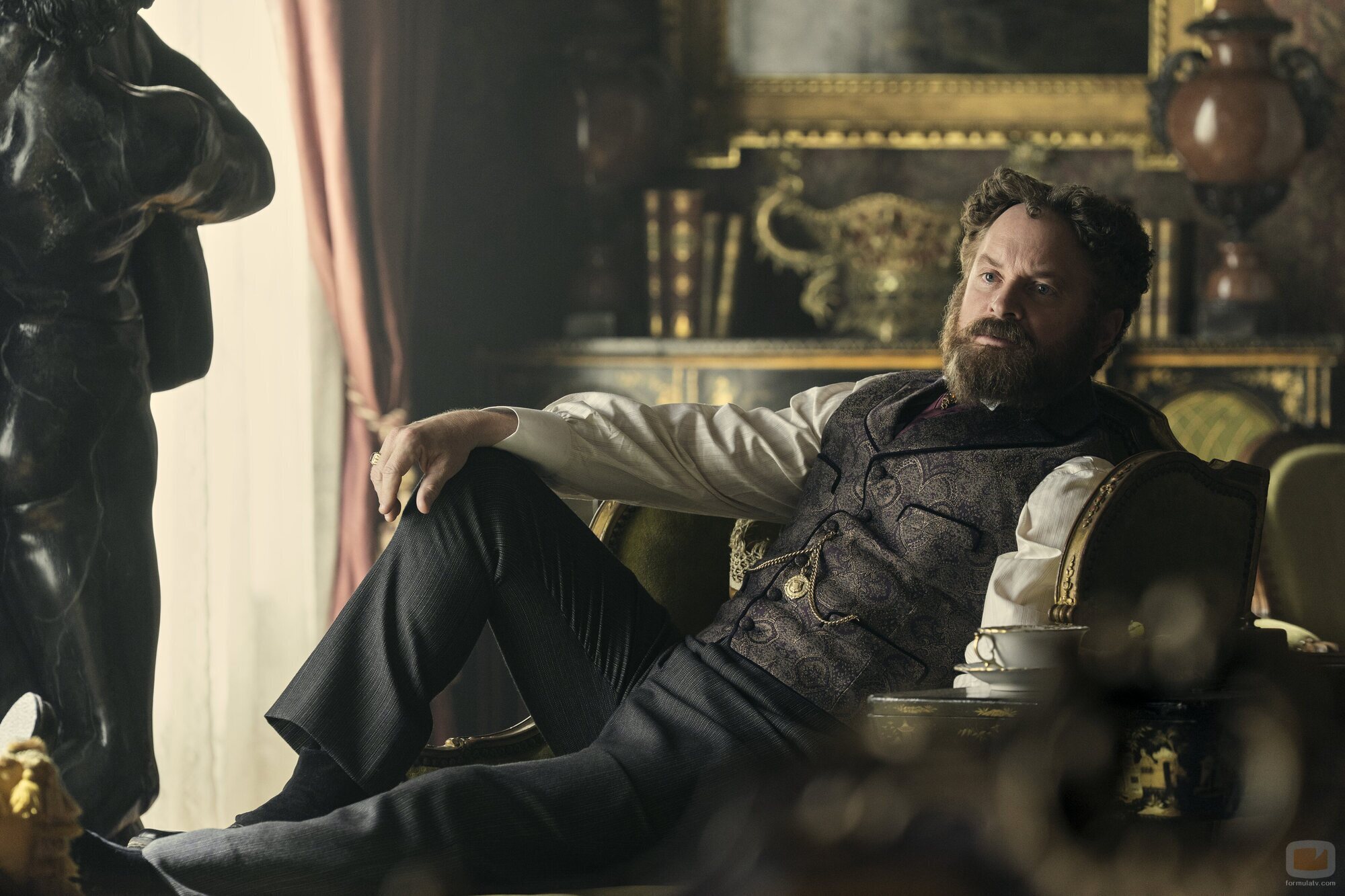 Shea Whigham en 1x04 'El destino de la república' de 'Muerte por un rayo'
