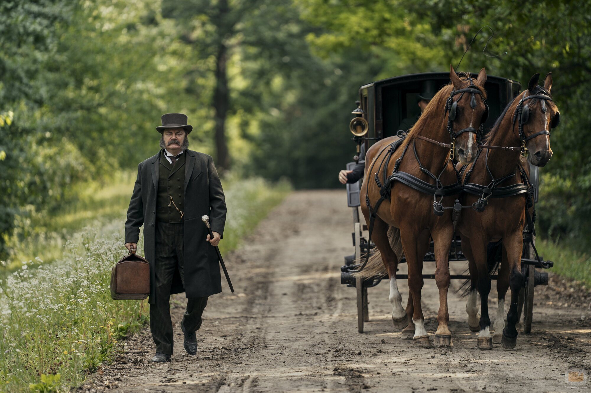 Nick Offerman en 'El destino de la república' de 'Muerte por un rayo'