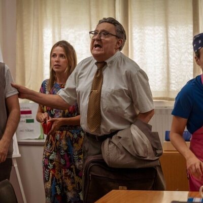 Mariano Peña y Guillermo Campra en el 1x01 de 'Barrio Esperanza'