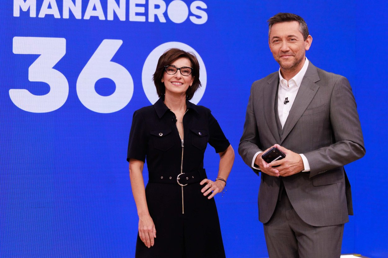 Adela González y Javier Ruiz en 'Mañaneros 360'