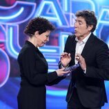 Manel Fuentes y Soledad Giménez en la tercera gala de 'Tu cara me suena 13'