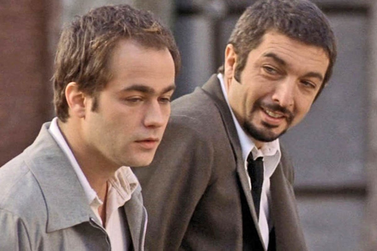 Gastón Pauls y Ricardo Darín en la película argentina "Nueve Reinas"