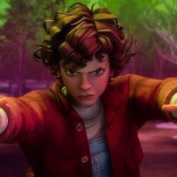 Plano de Promocional de la primera temporada de 'Stranger Things: Relatos del 85'
