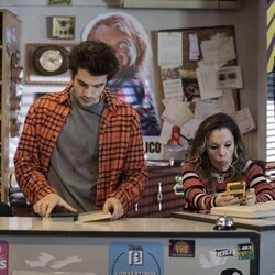 Álvaro Mel y Celia Morán en el 'Ve y cuéntaselo a tus amigos pajilleros' de 'Naughty Business'