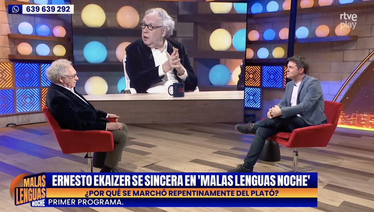'Malas lenguas noche' resucita el espíritu de 'Sálvame' con el cara a cara entre Ekaizer y Cintora