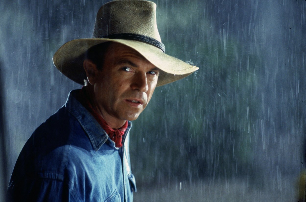 Sam Neill en la mítica 'Parque Jurásico' en 1993