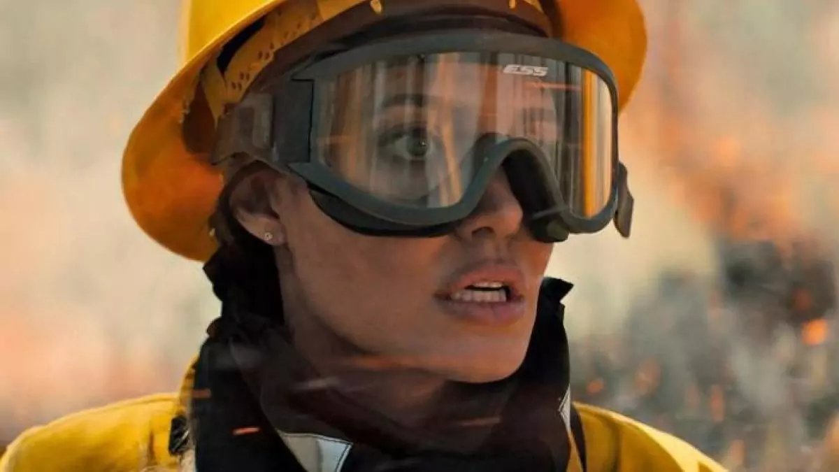 Angelina Jolie en la película "Aquellos que desean mi muerte"