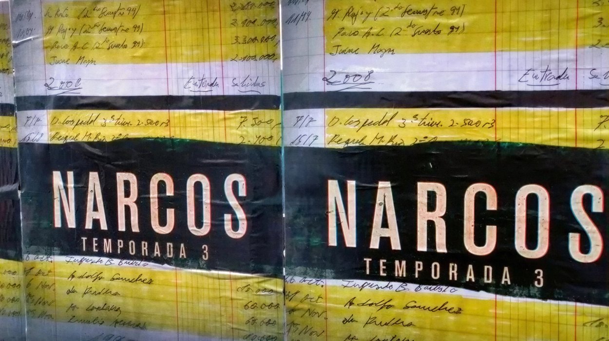 Campaña de 'Narcos' de Netflix con "los papeles de Bárcenas"