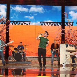 Martín Savi en la cuarta gala de 'Tu cara me suena 13'