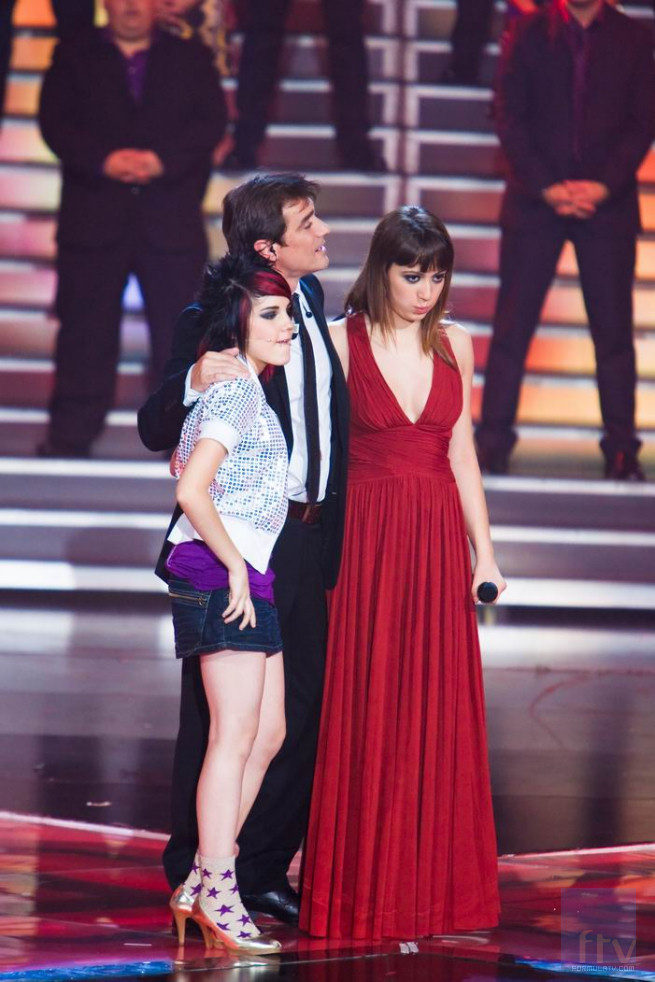 Angy y María Villalón en la final de 'Factor X'